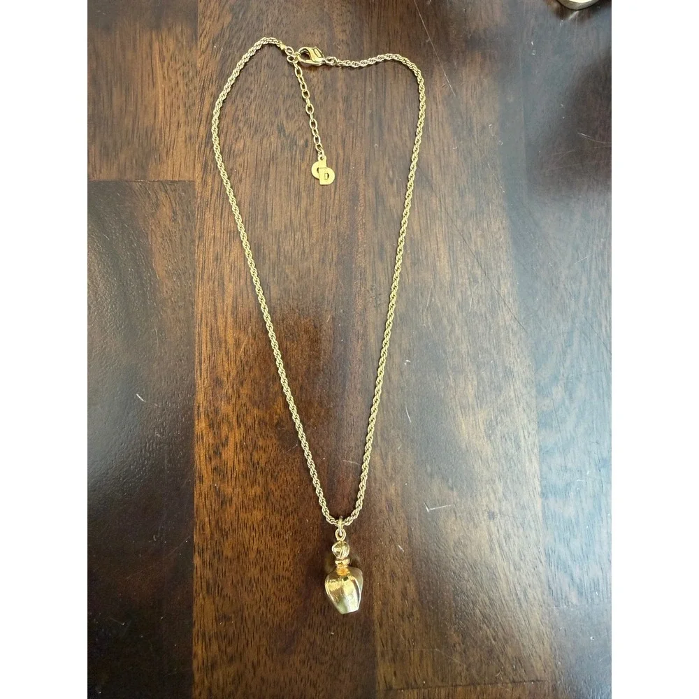 Christian Dior Vintage Gold Tone Rope 16